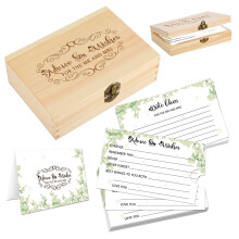 1dfaul 60pcs Porady i zyczenia dla MR i MRS Wedding Porady na gry weselne dla slubnych prysznica Porady Karty dla panny mlodej i prysznica pana m