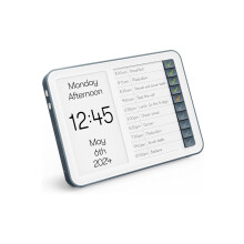 Relish Day Hub - Dementia Clock with Daily Task Manager HD Large Screen Digital Calendar Clock for Seniors and People with Memory Loss