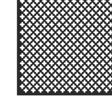 M-D Building Products 56018 12x24x.020 in. Svart Aluminiumplåt Klöverblad