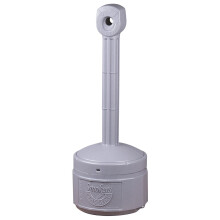 Justrite Personal Smokers Cease-Fire Vonkaj       popoln   k z polyetyl   nu s ocelov   m vedrom, 1 gal   n, siv    26806