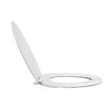 Centoco aflangt toilets?de lukket front med d?ksel Residential Plastic Made in the USA 600-001 White