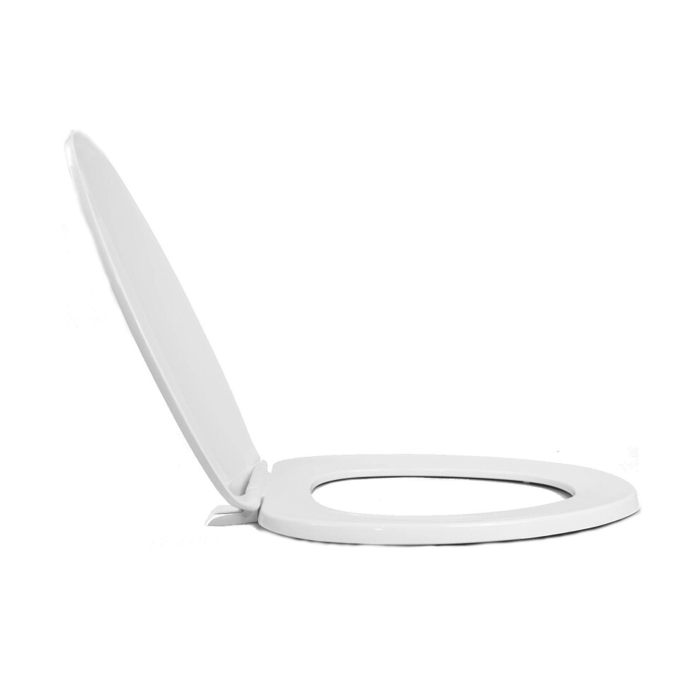 Centoco Elongated Toilet Seat Closed Front With Cover Residential Plastic Made In The Usa 600-001 White 017053320016