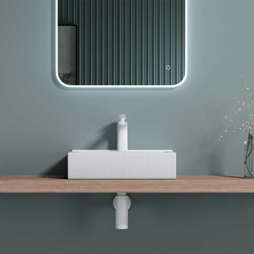 Durovin Ceramic Wall Hung/Counter Top Basin - 450 x 305mm (WxD) 1