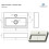Durovin Compact Ceramic Wall Hung Sink - Cloakroom Hand Washing Basin 5