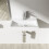 Durovin Compact Ceramic Wall Hung Sink - Cloakroom Hand Washing Basin 2