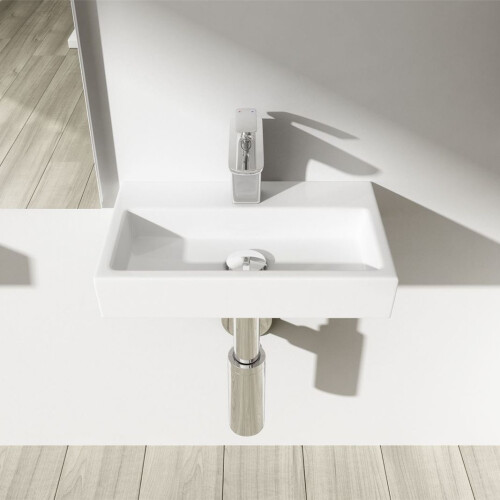 Durovin Compact Ceramic Wall Hung Sink - Cloakroom Hand Washing Basin 1