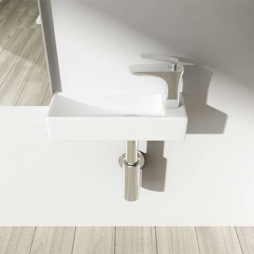 Durovin Wall Hung Mini Ceramic Cloakroom Washing Basin 1