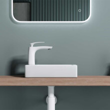 Durovin Wall Hung/Countertop Cloakroom Basin -370 x 180 x 90mm (WxDxH)