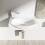 Durovin Compact Ceramic Sink - Wall Hung Mount Cloakroom Basin 1