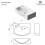 Durovin Compact Ceramic Sink - Wall Hung Mount Cloakroom Basin 5