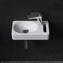 Durovin Compact Ceramic Wall Hung Sink Cloakroom Hand Washing Basin