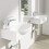 Durovin Compact Ceramic Sink - Wall Hung Mount Cloakroom Basin 2