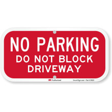 SmartSign - K-8751-EG-06x12 ""Ei pys  k  inti   -   l   tuki ajotiet  "" -kyltti | 15 cm x 30 cm 3M:n heijastavaa alumiinia