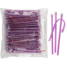 Practicon 7019110 Pur Pur Color-Flex spyt ejektor Purple Pack på 100