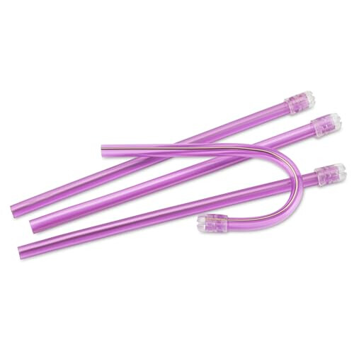 Practicon 7019110 PUR Ejecteur de Salive Color-Flex, Violet, Paquet de 100 1