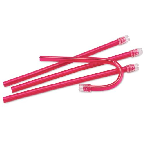 Practicon Red Color-Flex engangs spytudst?dere Dental Evakuering Sugespidser 100 stk. 1