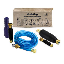 Sada na odstranovanie upchatia odtokov Drain King 575 Professional Plumbers pre odtoky s priemerom 1 a 6 palcov