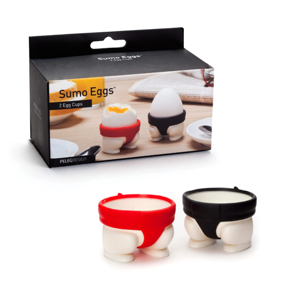 Sumo Eggs - Porte-coquetiers pour    ufs durs ou mous (lot de 2) Sumo Design - Ustensiles de cuisine d   coratifs par Peleg Design