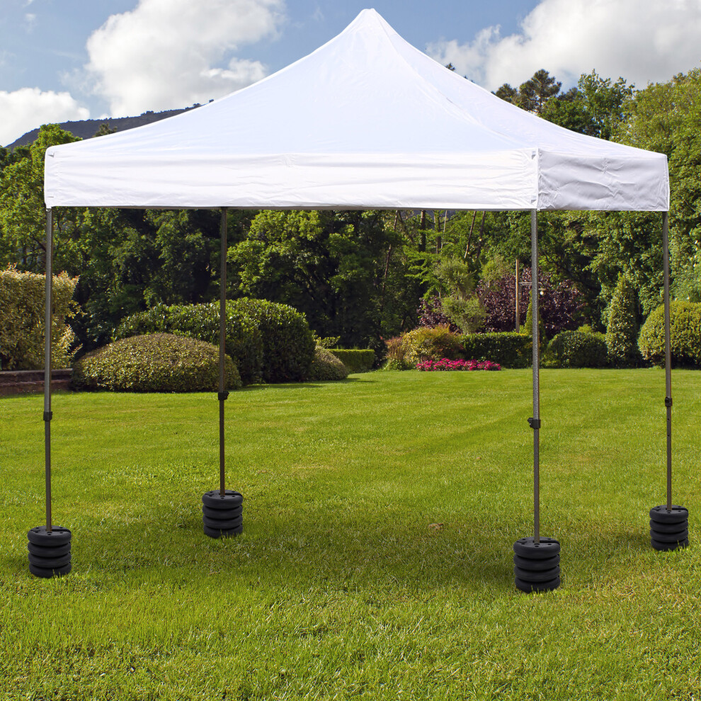 Outsunny Set of 4 Canopy Tent Weight Sand Fillable Strong Plastic