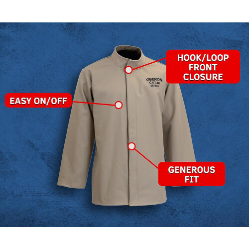 OBERON Arc Flash Coat - 40 CAL - SERIE CAT 2