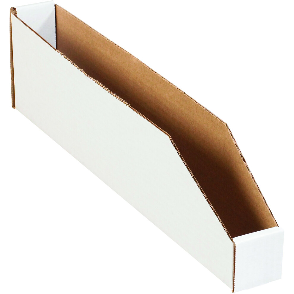 Bo Tes Couvercle Ouvert Partners Brand PBINBWZ218 2"" X 18"" X 4 1/2"" Blanc Hu Tre (Paquet De 50)-image