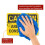""""Caution - Area Under Construction"""" Sign by SmartSign | 7"""" x 10"""" 3M Reflective Aluminum 2