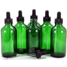 Vivaplex 6 zelen ch sklenen ch flia s objemom 4 oz so sklenen mi ocn mi kvapkadlami