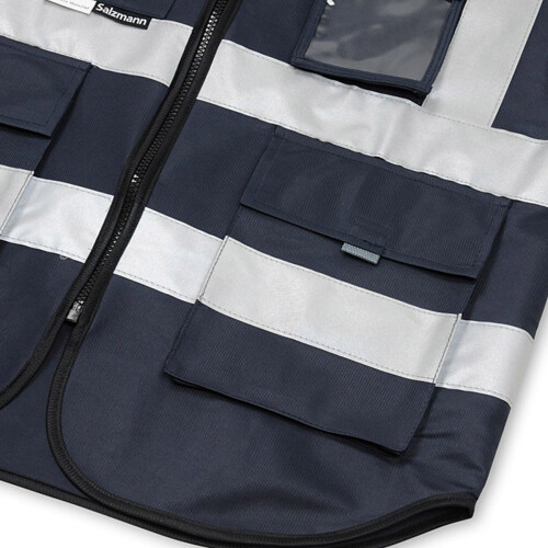 Salzmann Multi-Pocket Working Vest - Reflective Vest - Made with 3M Reflective Material 1