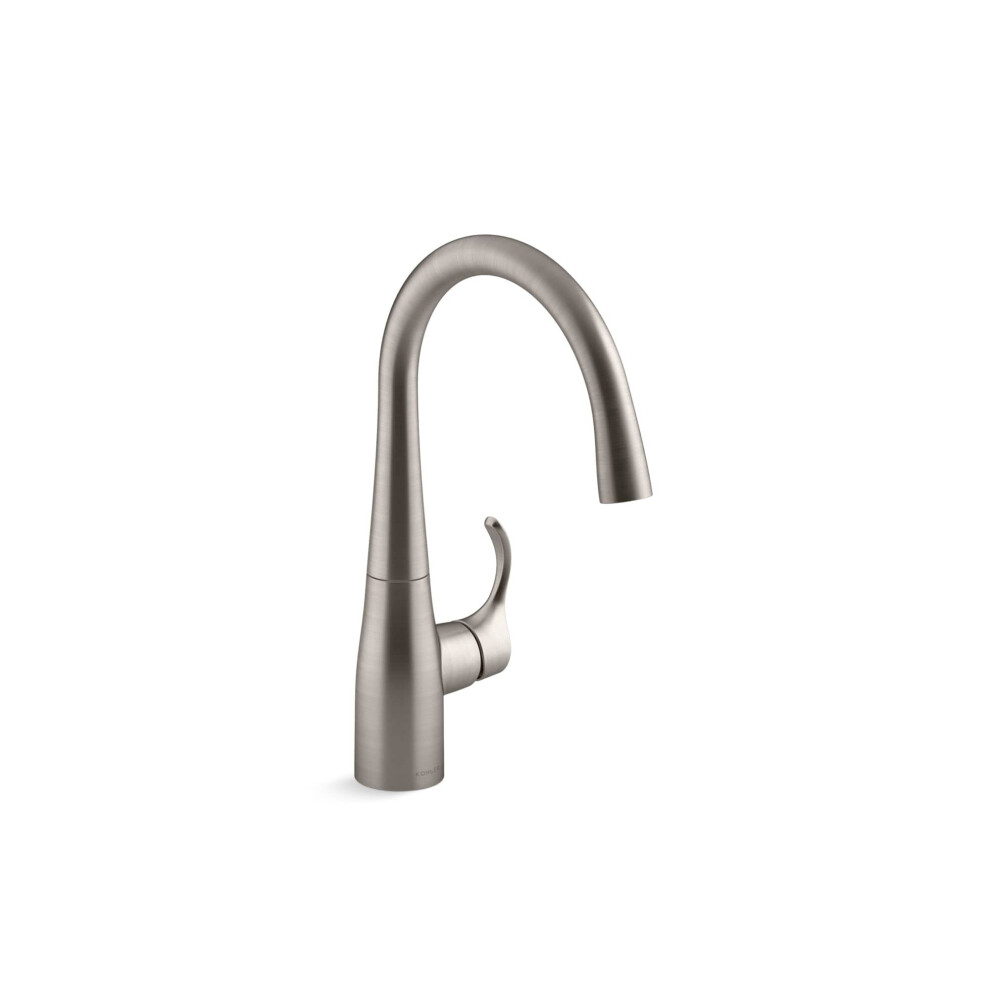 Photos - Tap Kohler K-22034-VS Simplice(R) Bar Sink Faucet Vibrant Stainless 22034-VS 