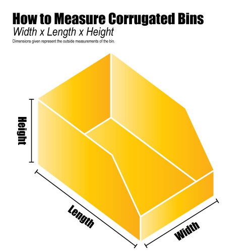 3M Top Pack Supply Open Top Bin Boxes 3"""" x 12"""" x 4 1/2"""" Wit (Verpakking van 50) 1