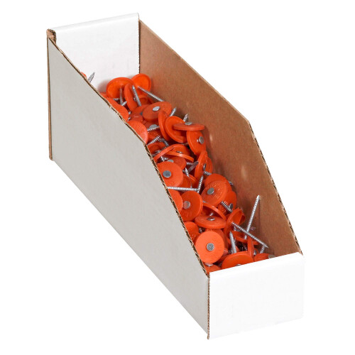 3M Top Pack Supply Open Top Bin Boxes 3"""" x 12"""" x 4 1/2"""" Wit (Verpakking van 50) 2