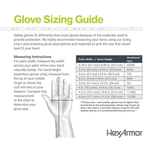 HexArmor Cut-Resistant Abrasion-Resistant Knit Work Gloves | Helix 2076 | Small 2
