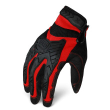 Ironclad EXO Motor Impact Glove; Arbeitshandschuhe TPR Aufprallschutz (1 Paar) EXO2-MIGR-04-L Schwarz & Rot