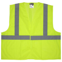 MCR Biztonsgi V2CL2MOZ Gazdasgos biztonsgi mellny horog s hurok zrs Lime nagy