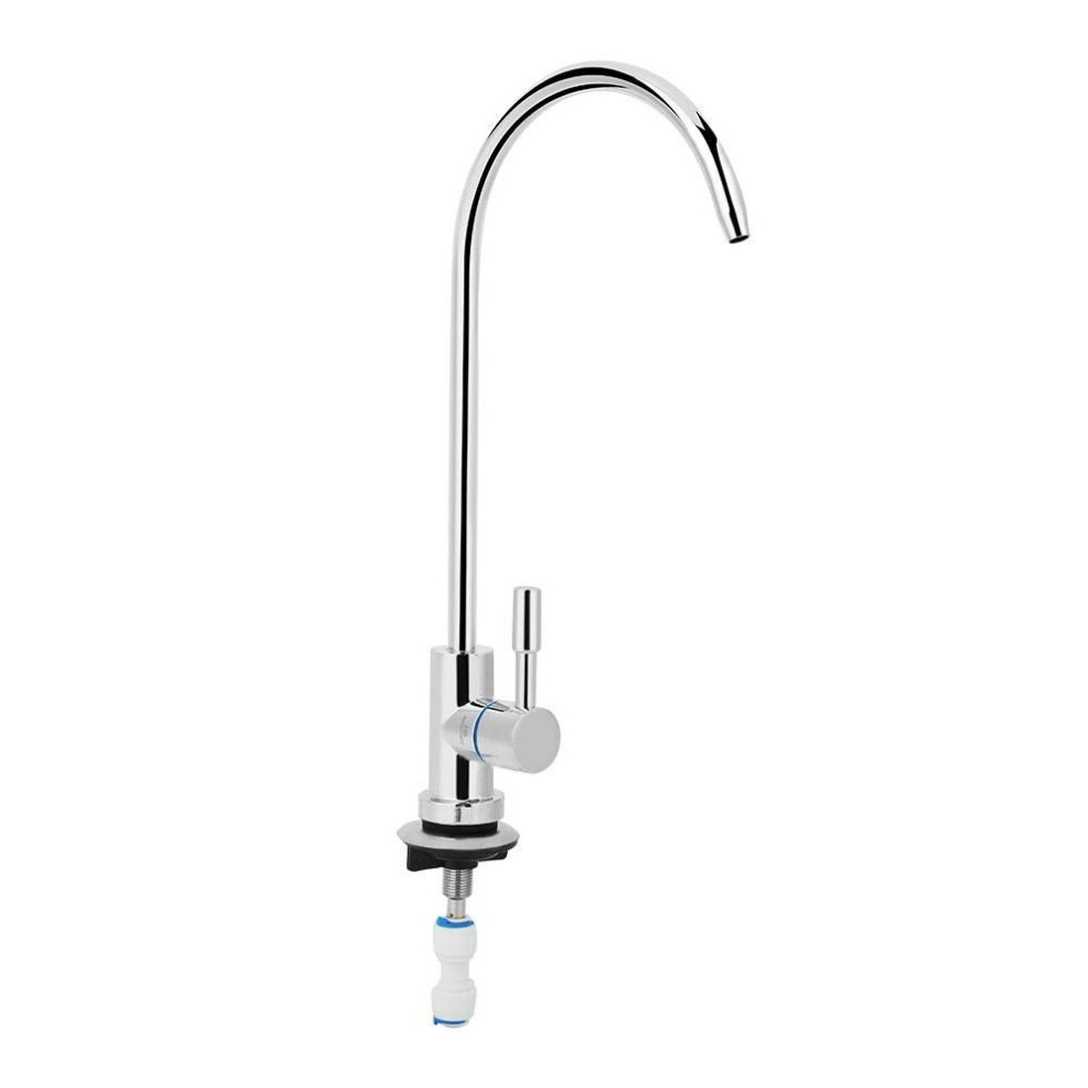 Yosoo Water Faucet Mini Swan Neck Drinking Water Filter Tap Reverse Osmosis Purifier Filtration Drinking Water Filter Faucet