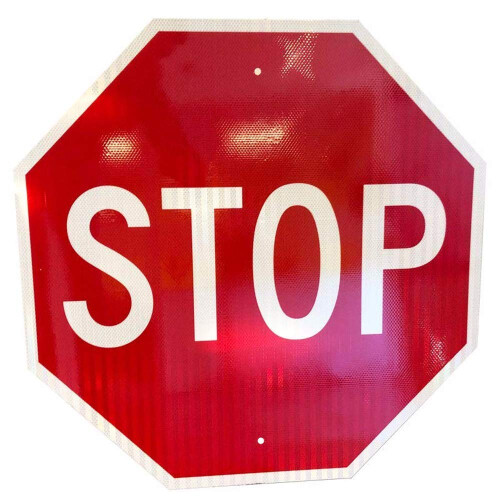 Stopbord -