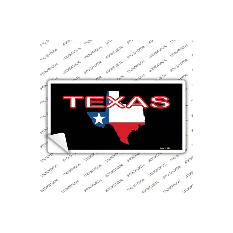 Smart Blonde Lp-3559S-L Texas Filled State Flag Novelty Sticker Decal - Large 792636453748