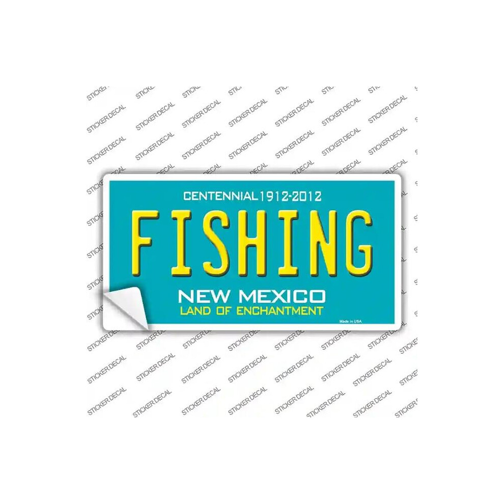 Smart Blonde Lp-6683S-L Fishing Mexico Novelty Sticker Decal - Large 792636459276