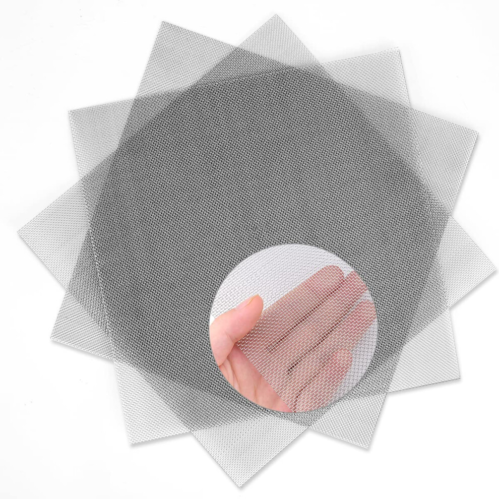 3PACK 20 Steel Mesh Screen 11 X11 (280mmX280mm)  Woven Wire 304 - Never Rust 1mm Hole Keep Rodent Out or Make Any Shapes by Valchoose-image-OPC-PGC5Z97-NEW