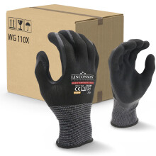 linconson 12 Pack Safety Performance Series Construction Mechanics Work Gloves (XL (Pack of 12) Black)