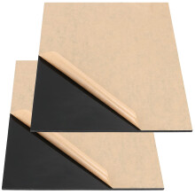 JAPCHET 2PCS 11 x 14 x 1/4 Inch Black Acrylic Sheet Opaque Black Cast Plexiglass Sheets Black Acrylic Panel Board with Protective Paper for DIY Cra