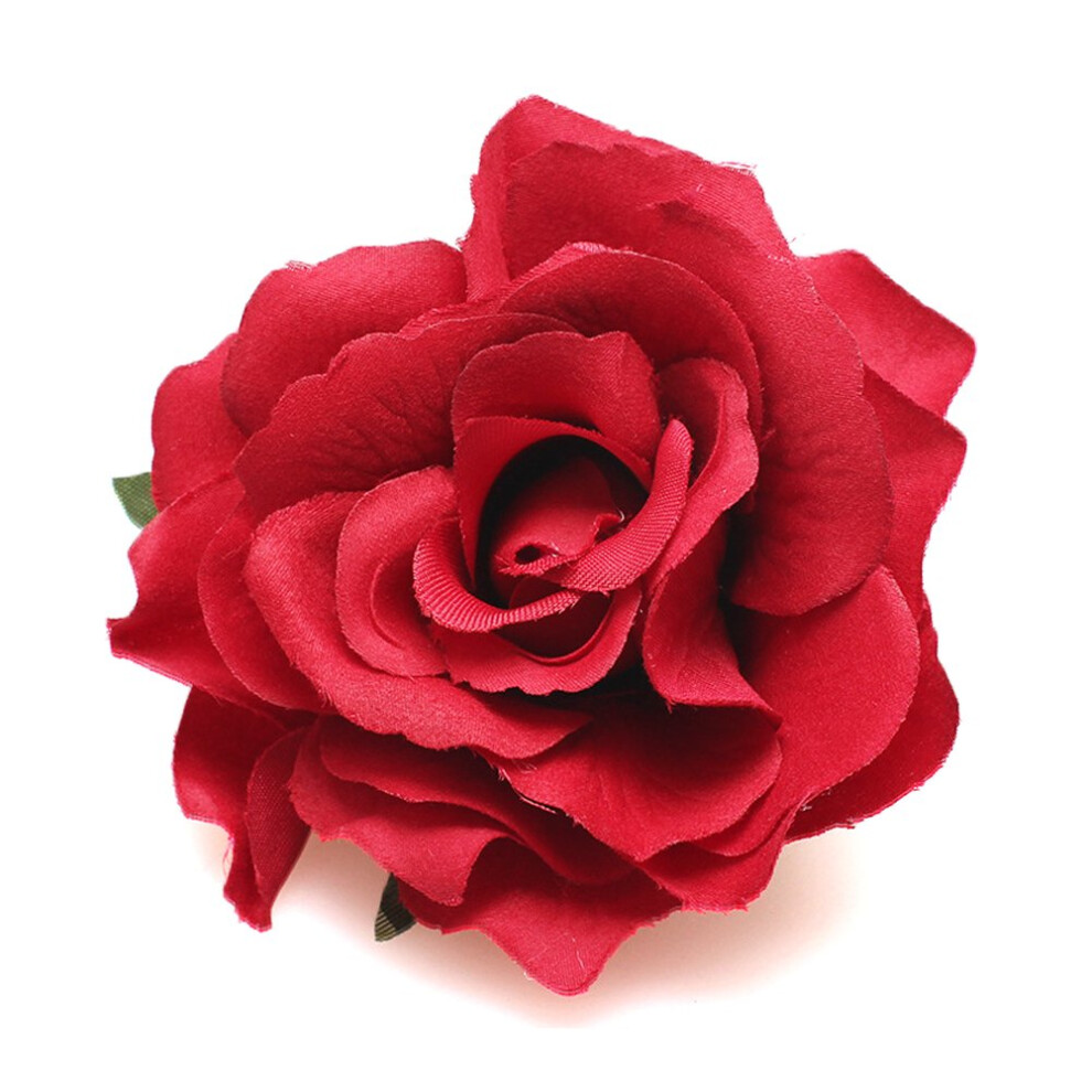 Pince     cheveux en forme de rose DreamLily, broche danseuse de flamenco, BC10 (grand rouge)
