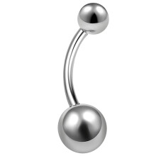 kropssmykker 1 stk 14g Titanium G23 Belly Ring Piercing Button Stud Navle Smykker Bar Banan Ringe C3YL - 11mm