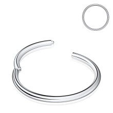 Neusringen voor vrouwen 20g zilveren neusring hoepel oorbel chirurgisch staal hypoallergeen scharnierende kleine neusring 20 gauge 8mm septum ring li