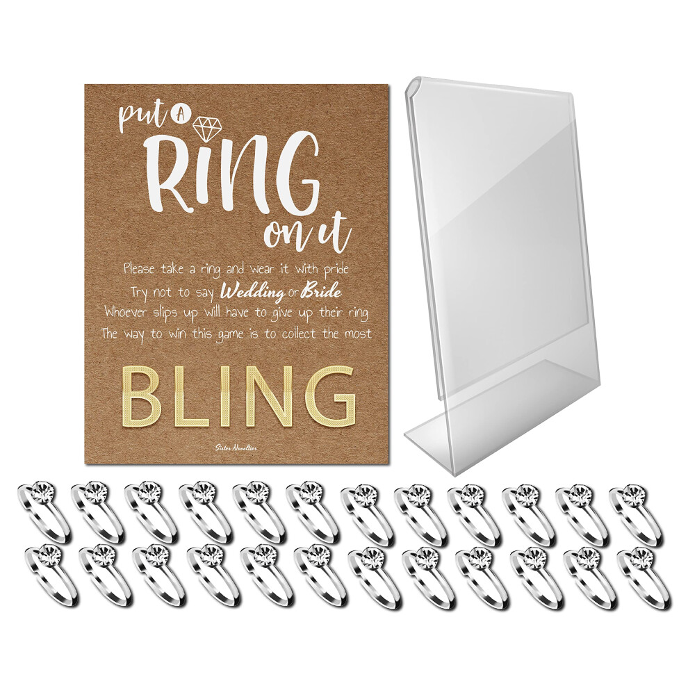 Giochi Per La Festa Nuziale - Mettici Un Anello Gioco Per La Festa Nuziale Con Anelli Finti Decorazioni Per La Festa Nuziale Decorazioni Per La F