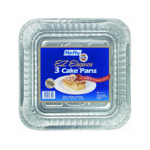 E-Z Folie 93821 Square Cake Pan med aluminiumsfolie (pakke med 12 x 3)