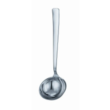 Mestolo per zuppa in acciaio inossidabile Rsle con manico piatto da 3,7 once