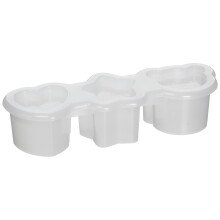 Imonata Triangle Sushi Mold 7 x 2-1/4 x 1-1/2in White