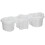 Imonata Triangle Sushi Mold  7 x 2-1/4 x 1-1/2in  White 1