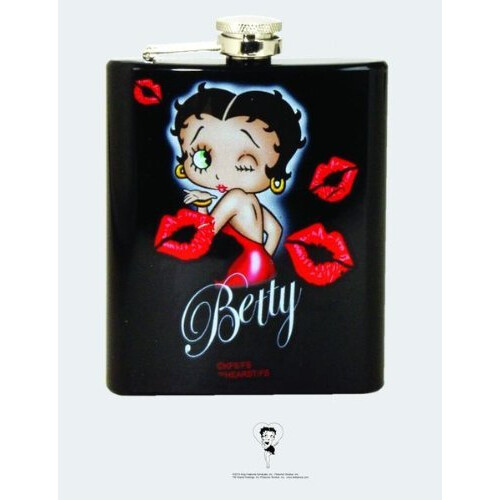Betty Boop Kiss Lips heupfles 2